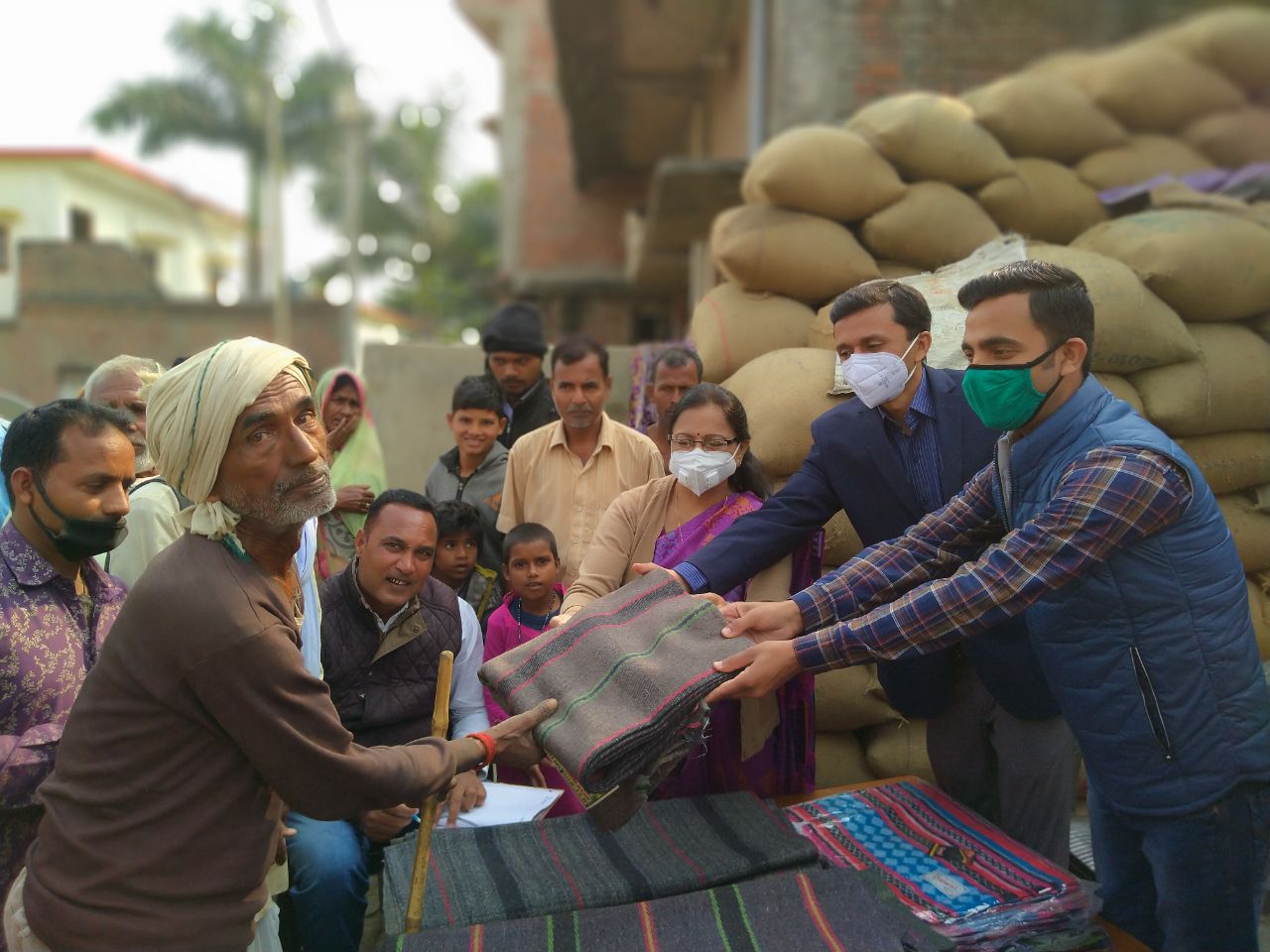 Social Initiative by School - Blanket Distribution